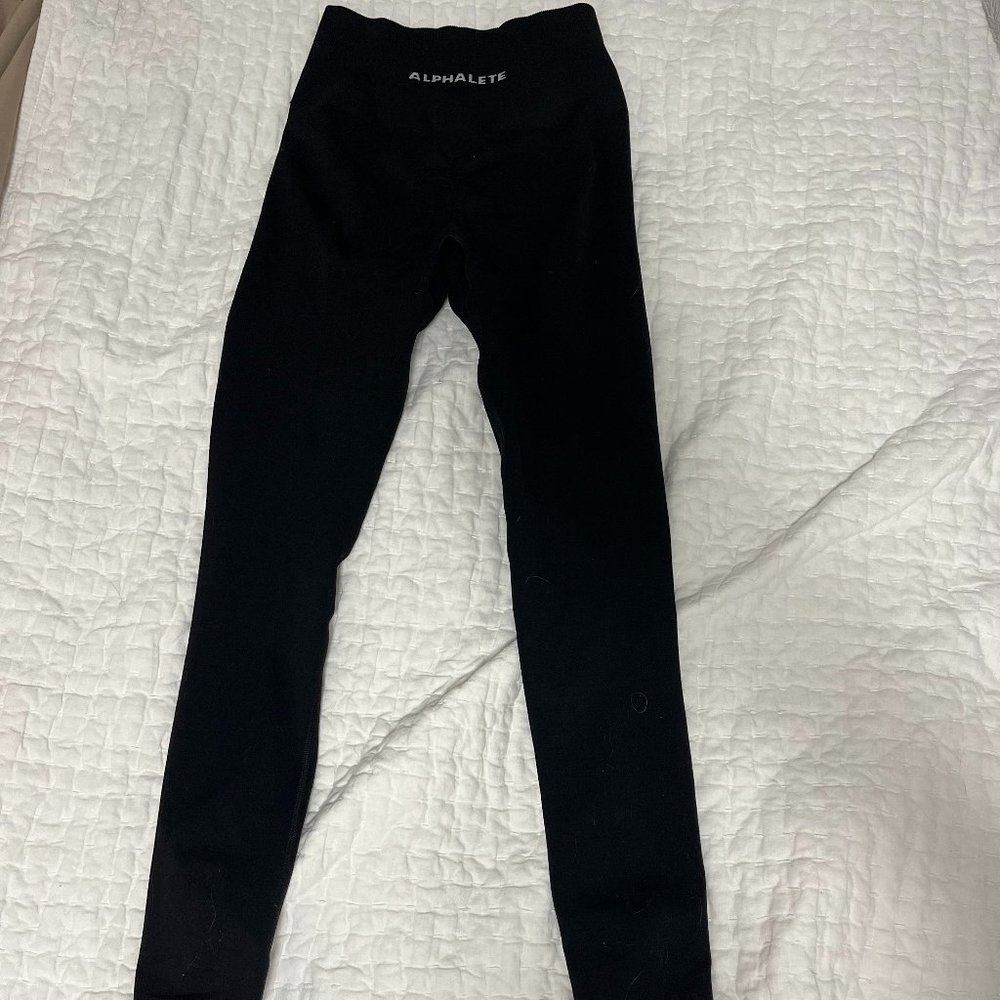 Black Amplify Alphalete  leggings